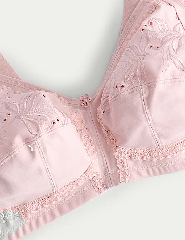 Embroidered Total Support Full Cup Bra (A-K)