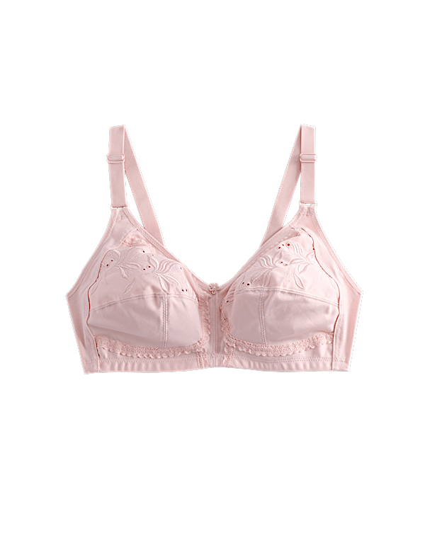 Embroidered Total Support Full Cup Bra (A-K)