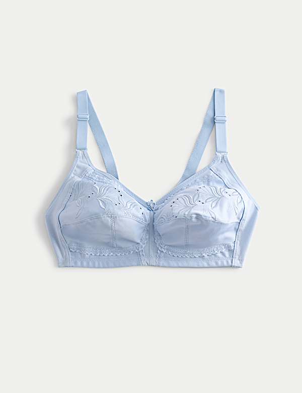 Embroidered Total Support Full Cup Bra (A-K) - US