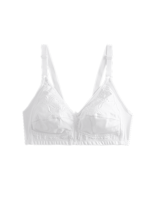 Embroidered Total Support Full Cup Bra (A-K)