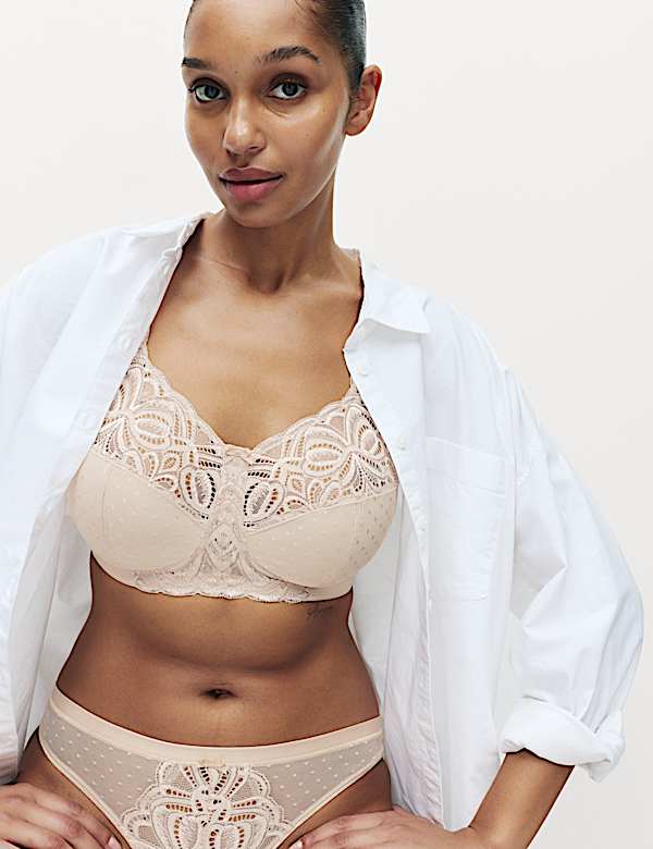 Amelia Lace Non Wired Total Support Bra B-H