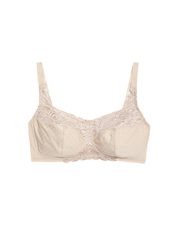 Amelia Lace Non Wired Total Support Bra B-H