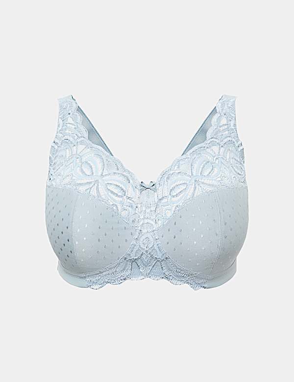 Amelia Lace Non Wired Total Support Bra B-H