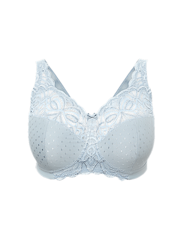 Amelia Lace Non Wired Total Support Bra B-H