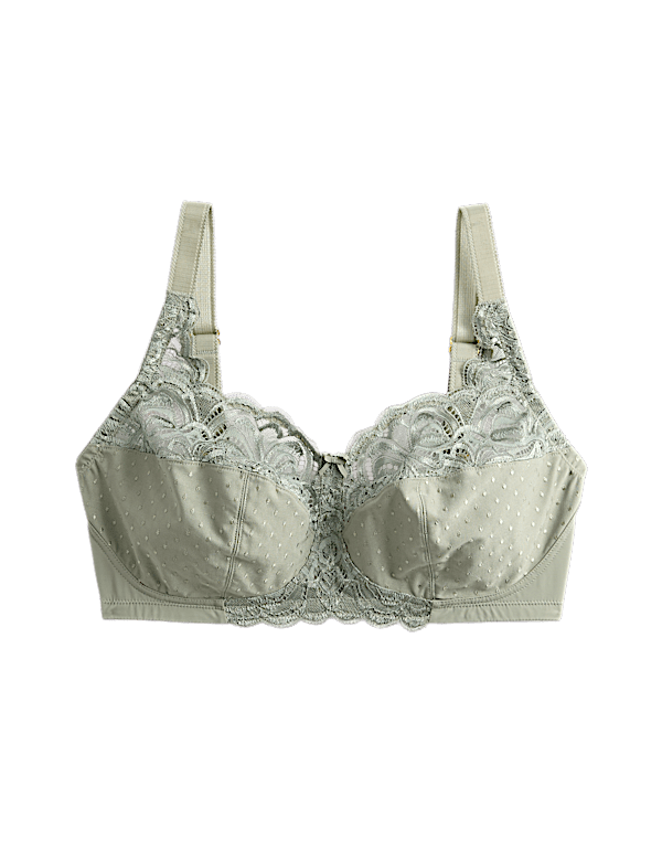 Amelia Lace Non Wired Total Support Bra B-H