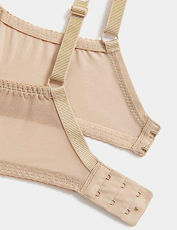 Lace Padded Plunge Wired Bra