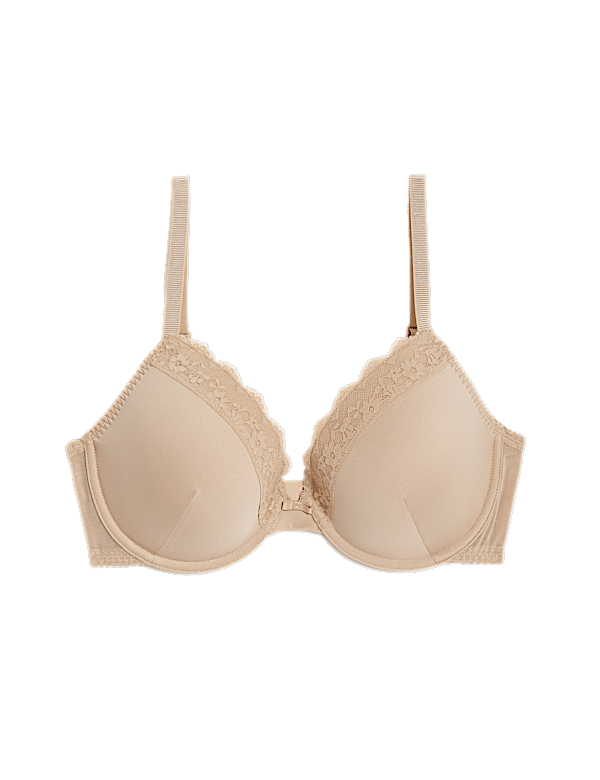 Lace Padded Plunge Wired Bra
