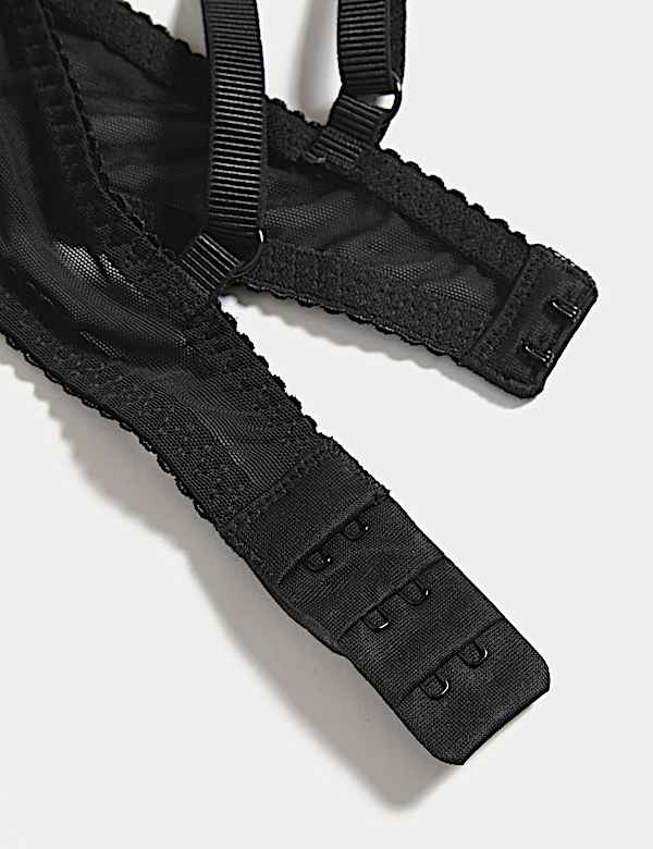 Lace Padded Plunge Wired Bra