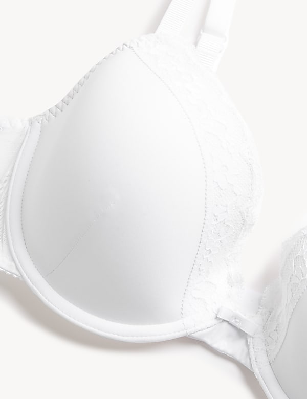Lace Padded Plunge Wired Bra