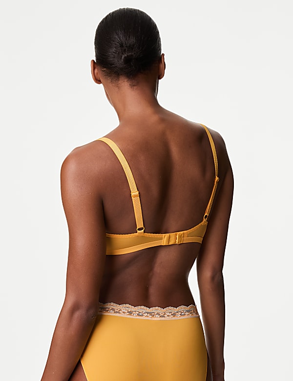 Lace Trim Padded Full Cup Bra