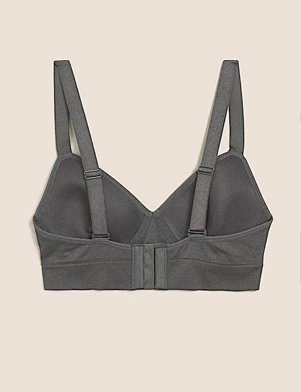 Non Wired Seamless Crop Top