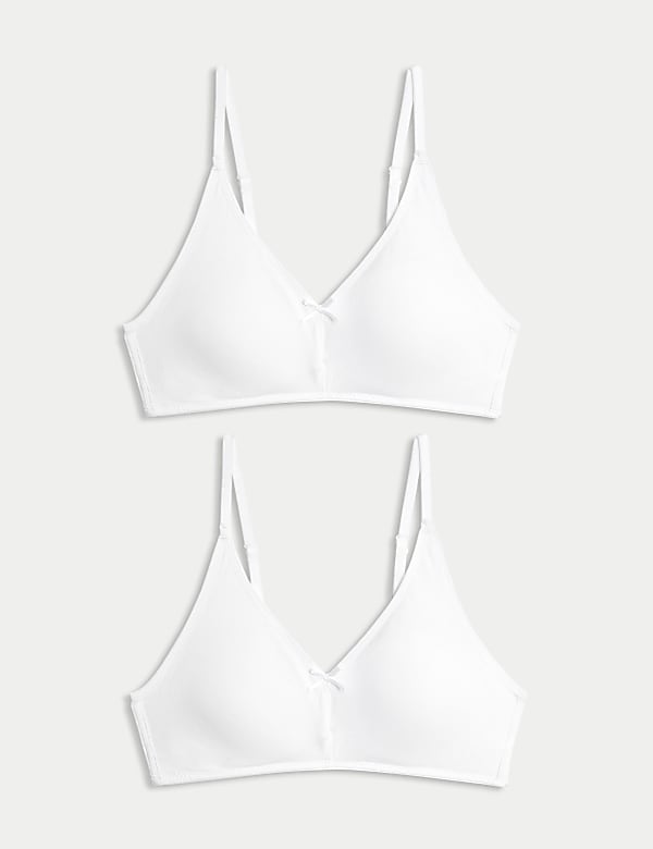 2pk Non-Wired Bralette First Bra AA-D - BG