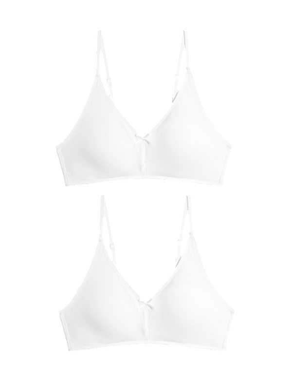 2pk Non-Wired Full Cup First  Bras AA-D