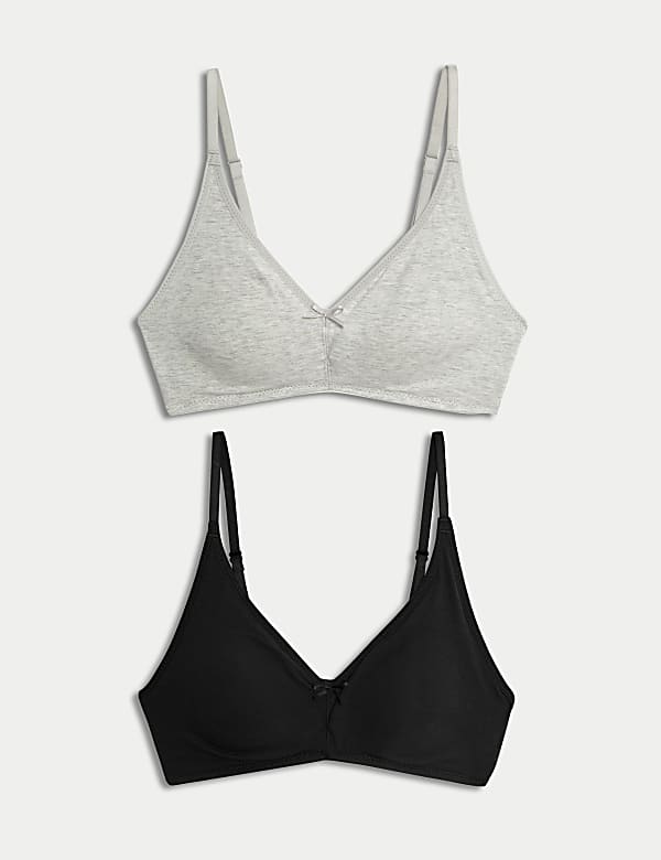 2pk Non-Wired Bralette First Bra AA-D - LU