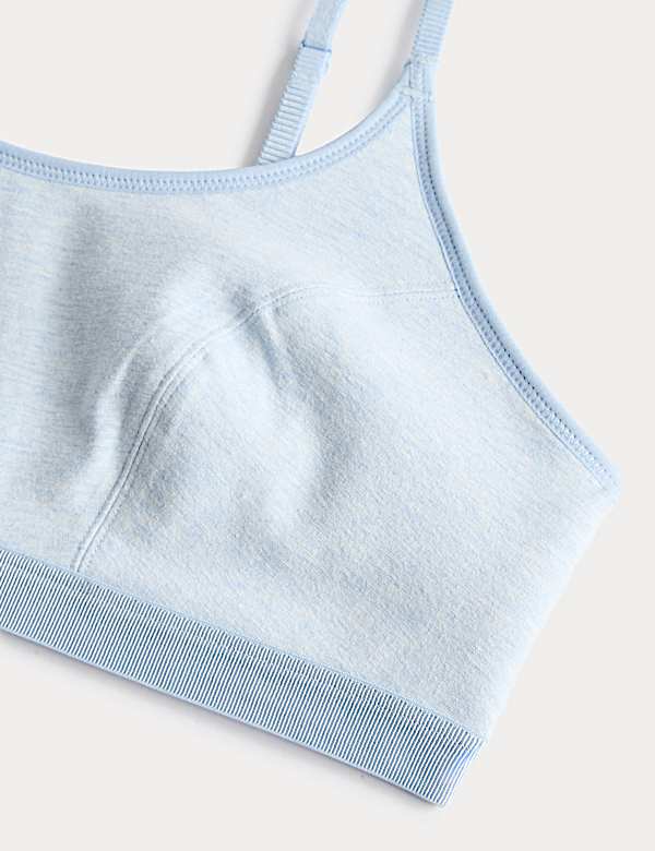 2pk Cotton First Bra Crop Tops