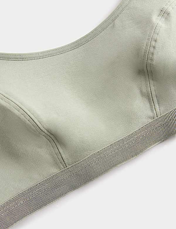 2pk Cotton First Bra Crop Tops