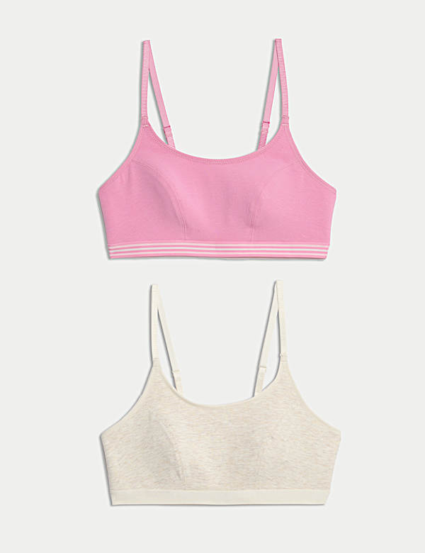 2pk Cotton First Bra Crop Tops - VN