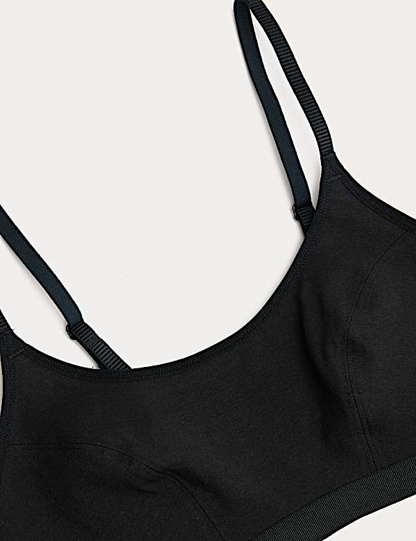 2pk Cotton First Bra Crop Tops