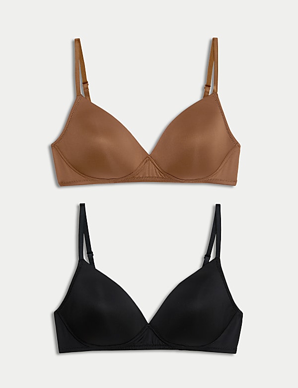 2pk Non Wired First Bra - QA