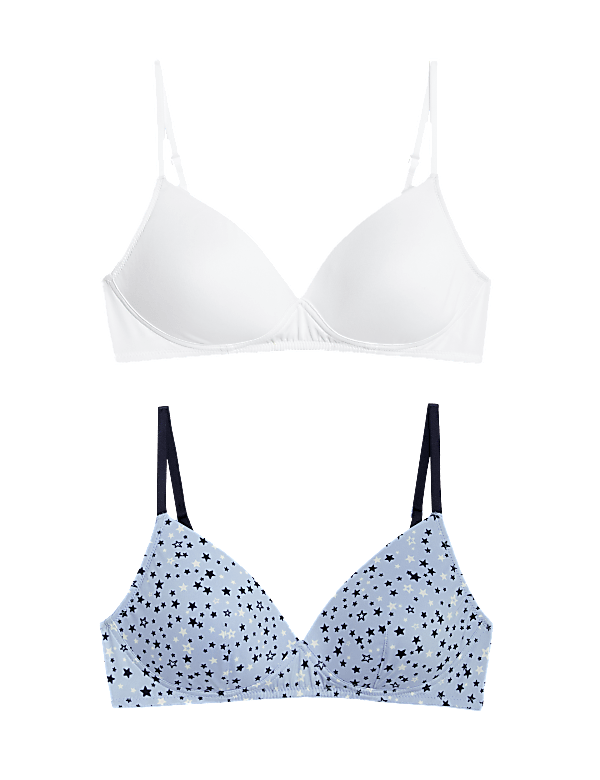 2pk Padded First Bras (AA-D)
