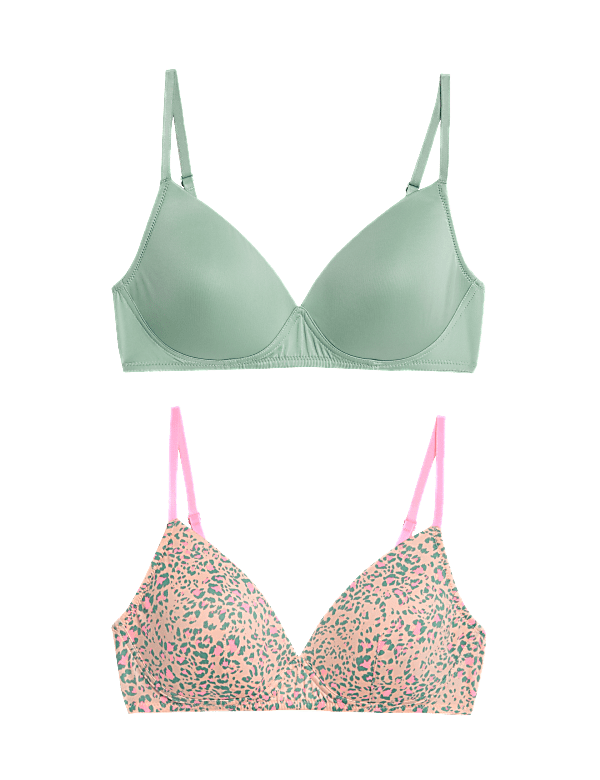2pk Padded First Bras (AA-D)