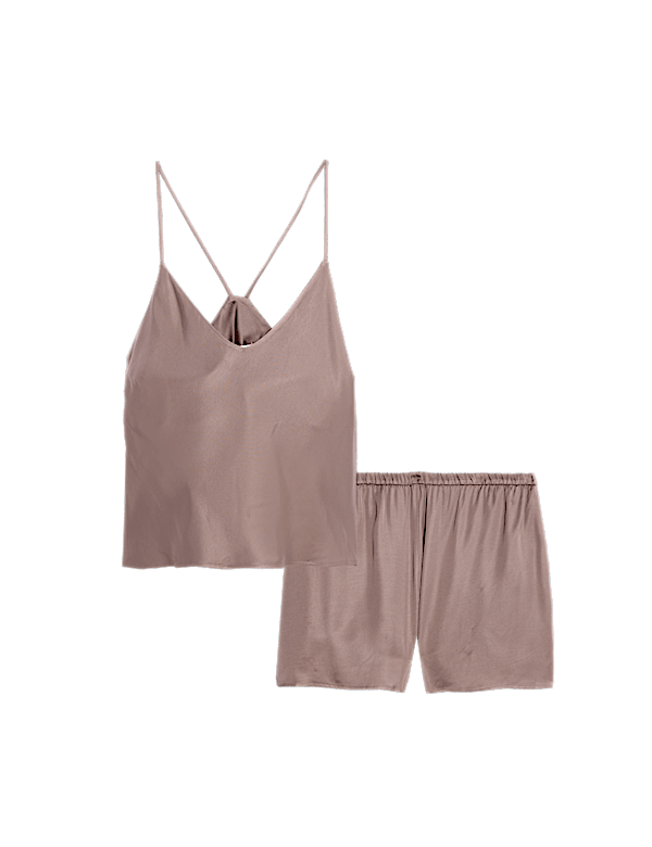 Satin Cami Shortie Pyjama Set