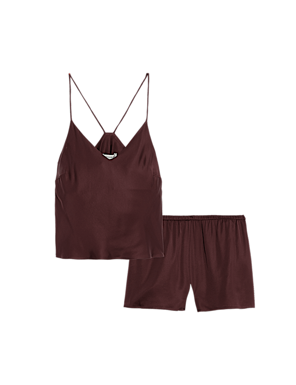 Satin Cami Shortie Pyjama Set
