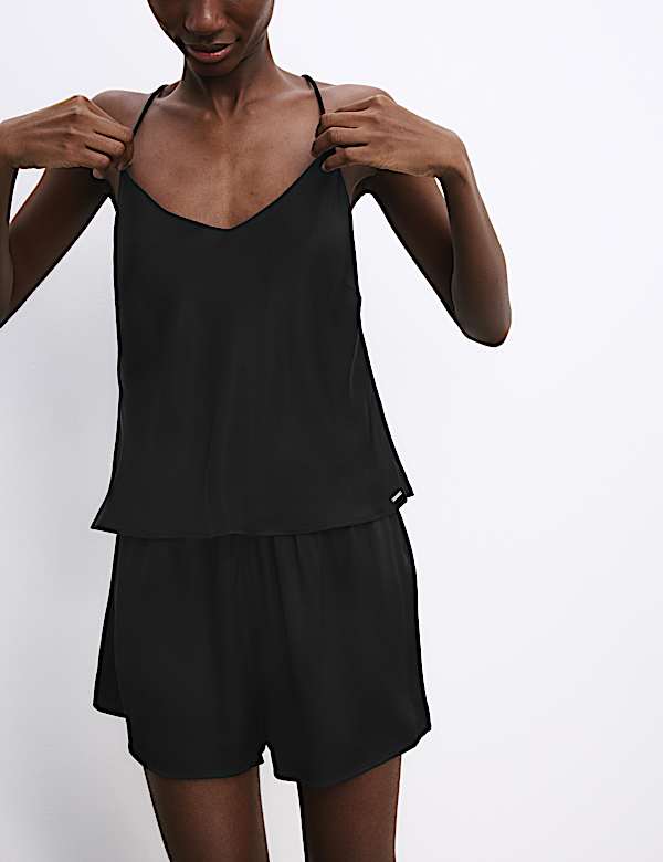 Satin Cami Shortie Pyjama Set