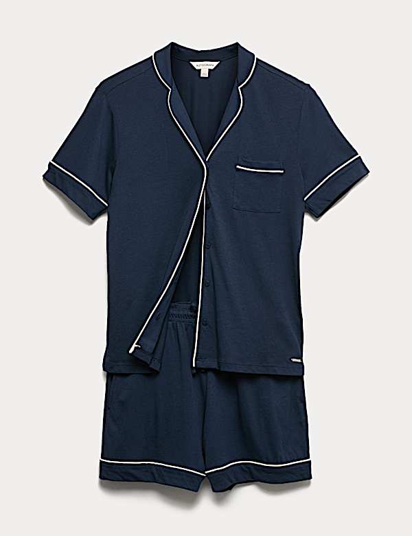 סט פיג'מה קצרה בשילוב ™Cool Comfort מכותנה ומודל - IL