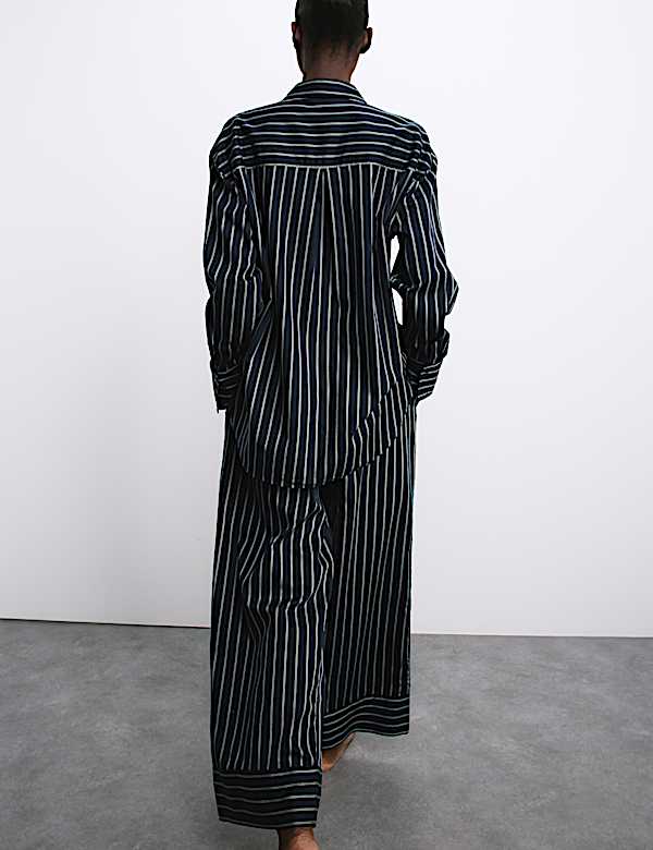 Pure Cotton Striped Pyjama Set