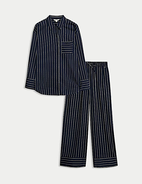 Pure Cotton Striped Pyjama Set - SE