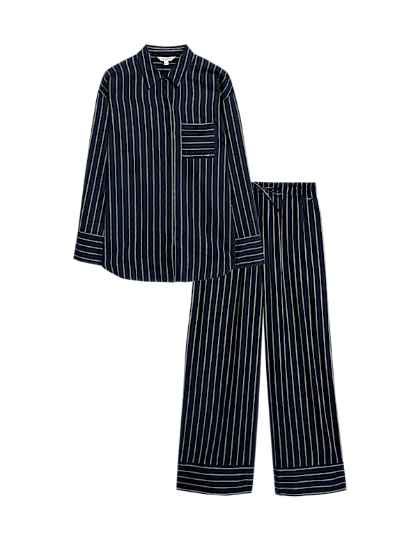 Pure Cotton Striped Pyjama Set