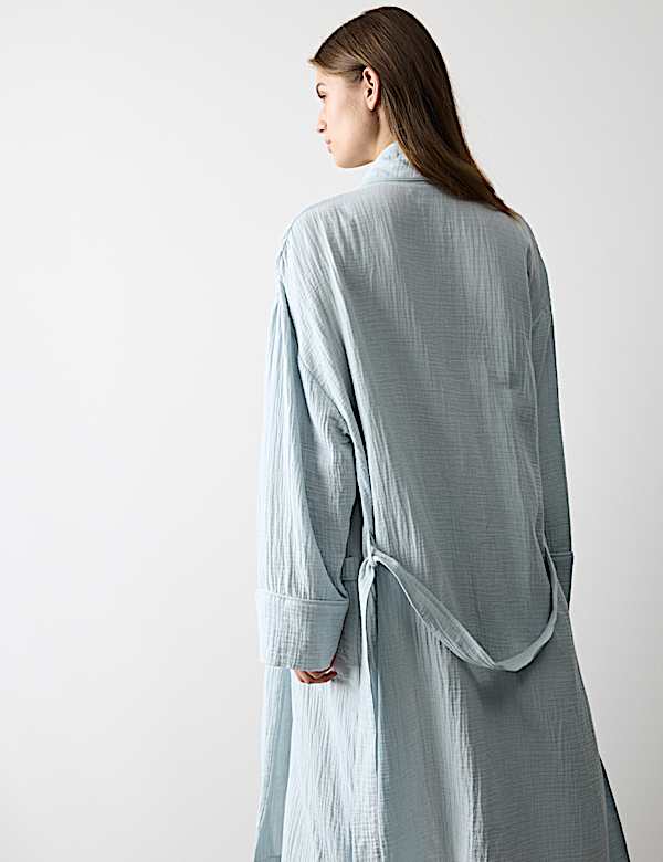 V&ecirc;tement enveloppant en mousseline 100 % coton - CA