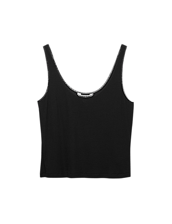 Modal Rich Ribbed Cami Pyjama Top