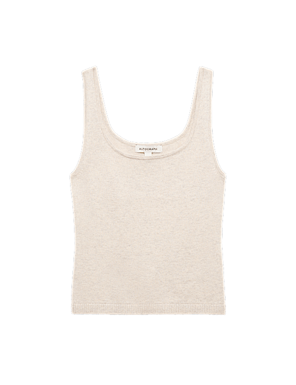 Lounge Knit Vest with Cashmere