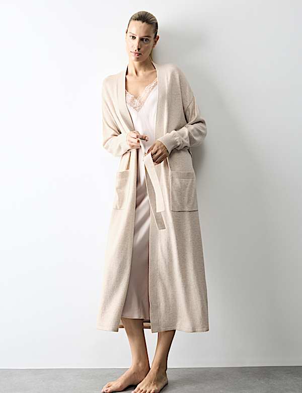 Lounge Knit Wrap with Cashmere - CA