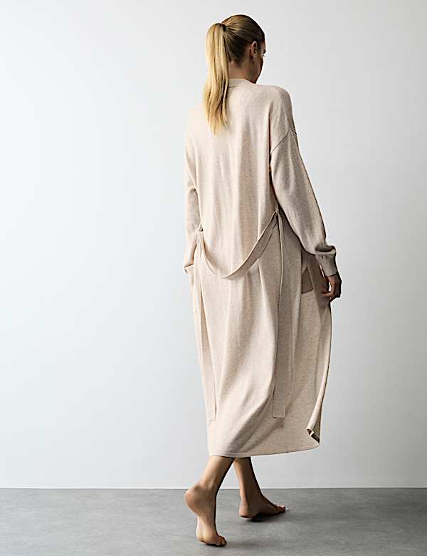 Lounge Knit Wrap with Cashmere - CA