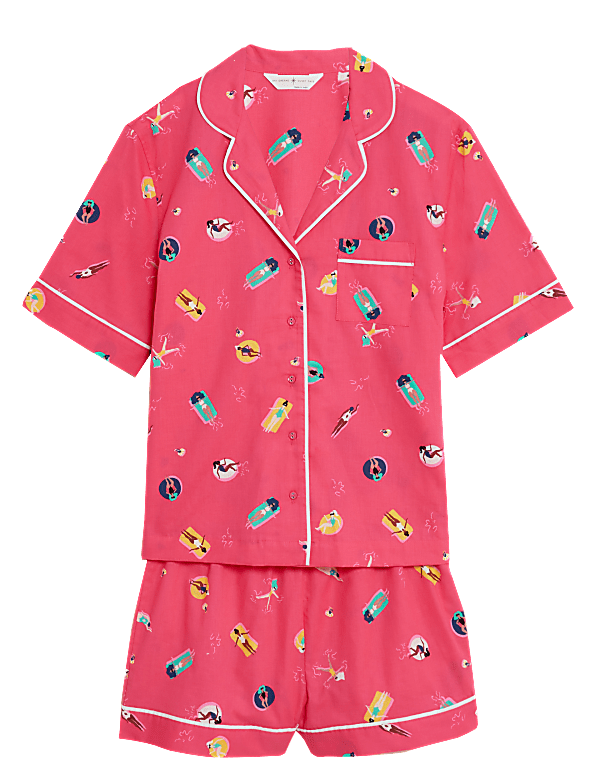 Pure Cotton Printed Pyjama Set
