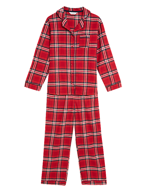 Women's Checked Family Pyjama Set