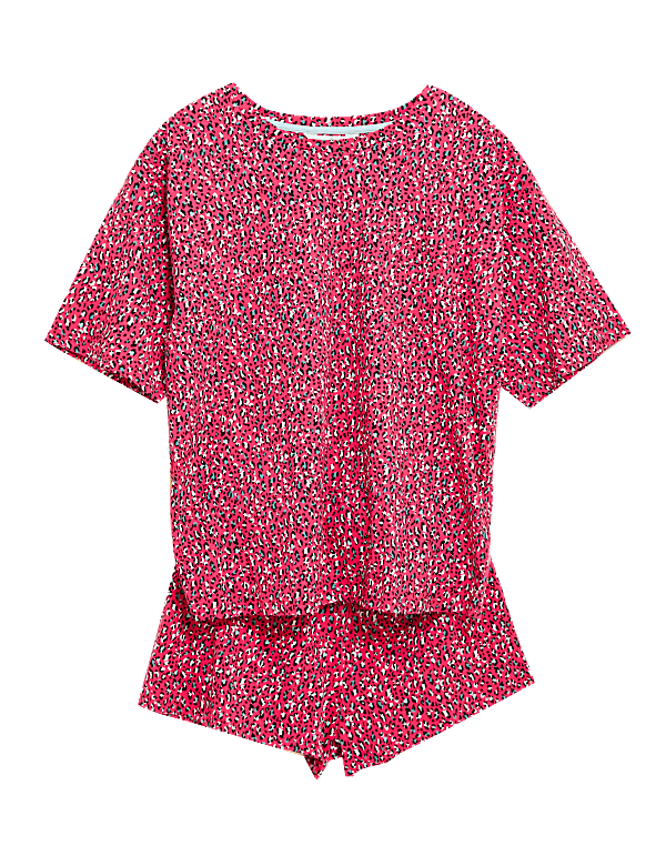 Cotton Animal Print Short Pyjama Set