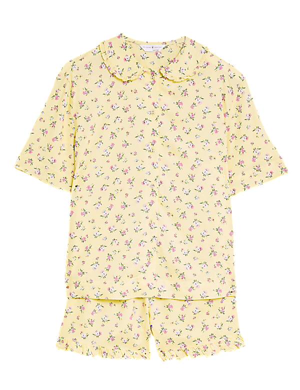 Woven Revere Short Pyjama Set
