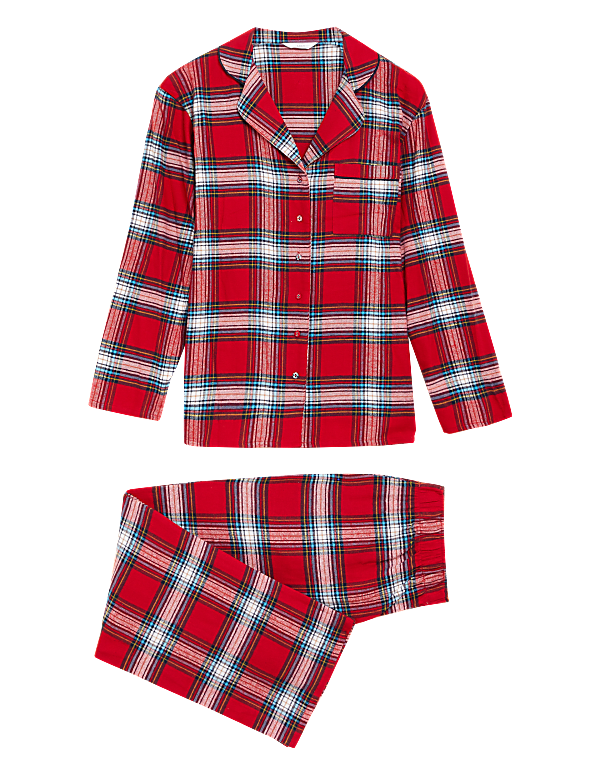 Women's Checked Family Christmas Pyjama Set