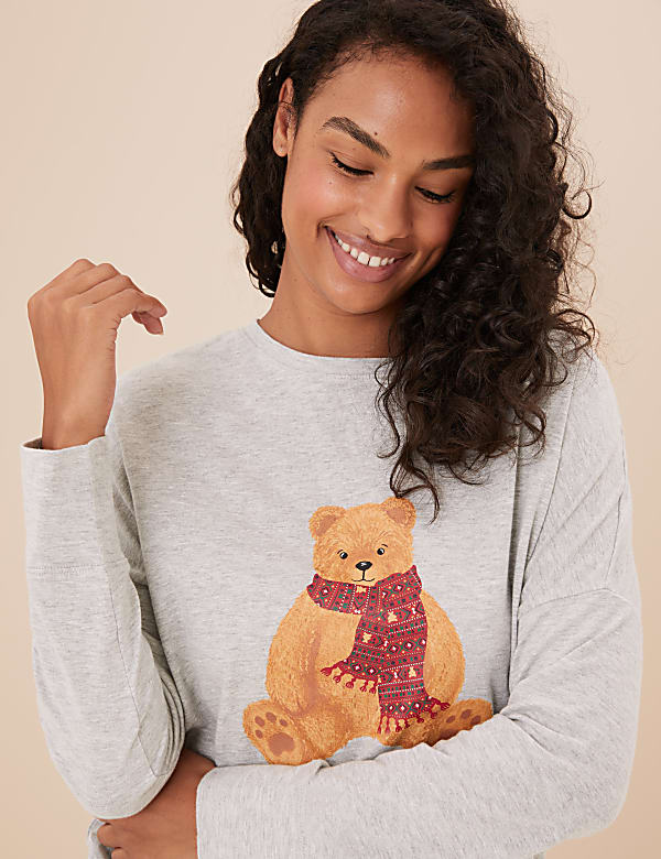Women's Spencer Bear Family Chrismas Pyjama Set