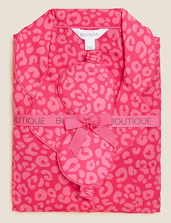 Dream Satin™ Leopard Print Pyjama Set