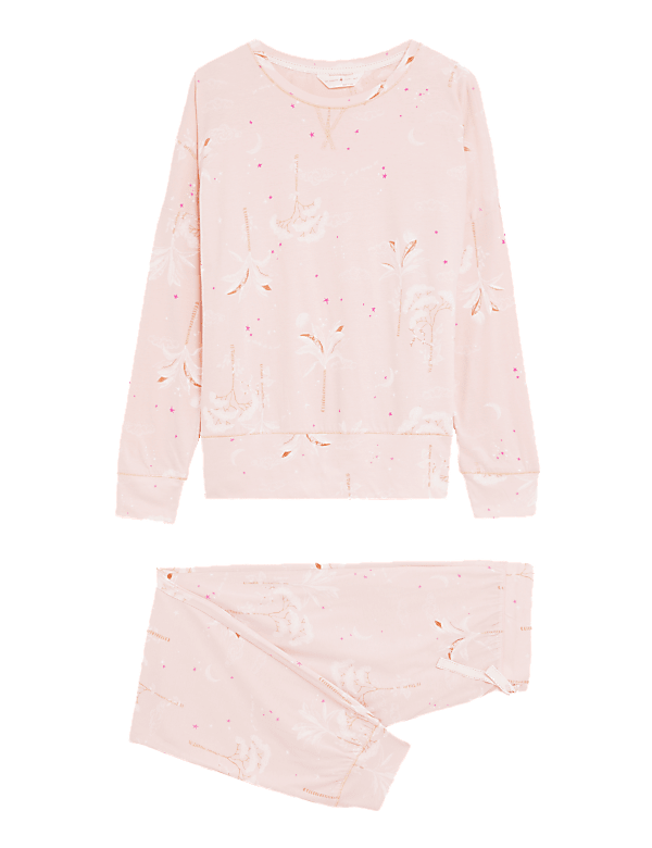 Pure Cotton Floral Print Pyjama Set