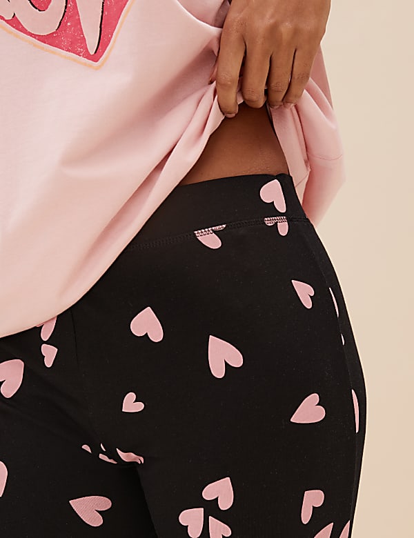 Cotton Rich Love Slogan Pyjama Set