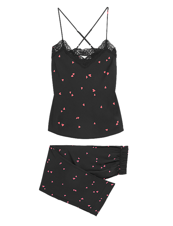 Dream Satin™ Heart Cami Pyjama Set