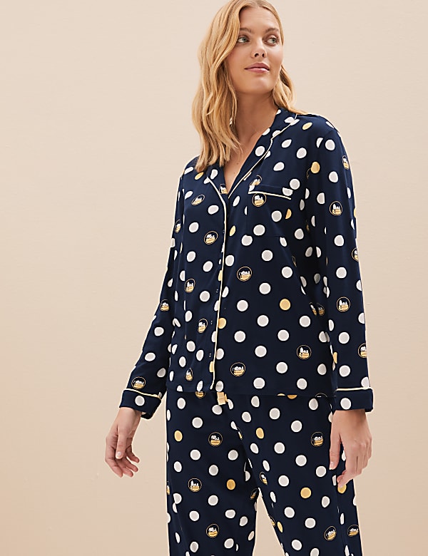 Pure Cotton Snoopy™ Polka Dot Pyjama Set