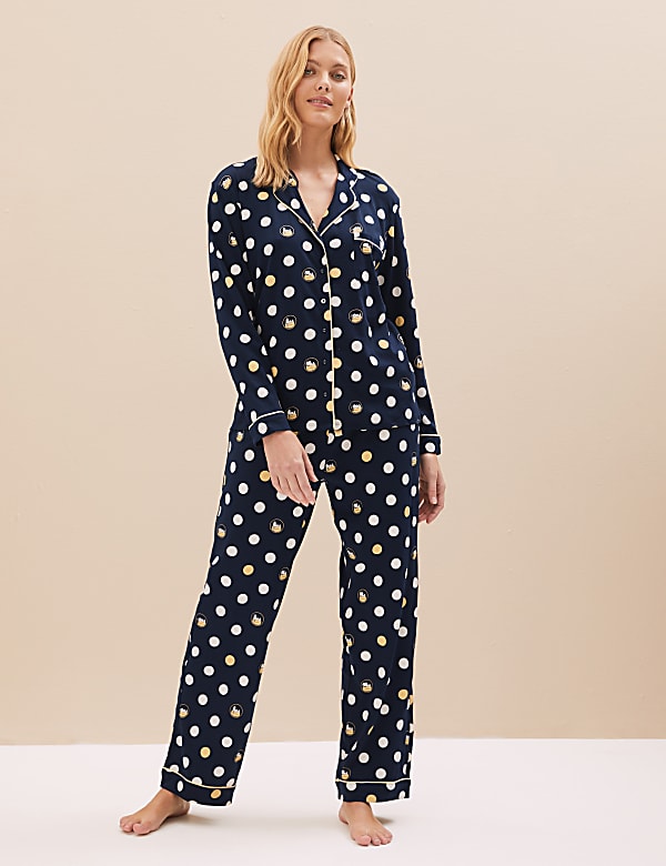 Pure Cotton Snoopy™ Polka Dot Pyjama Set
