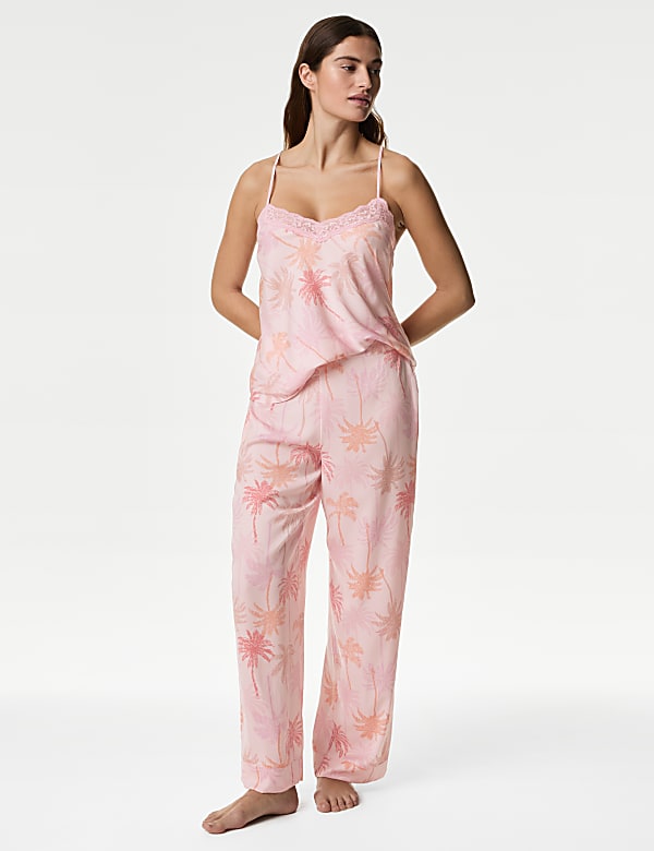 Dream Satin™ Printed Pyjama Set